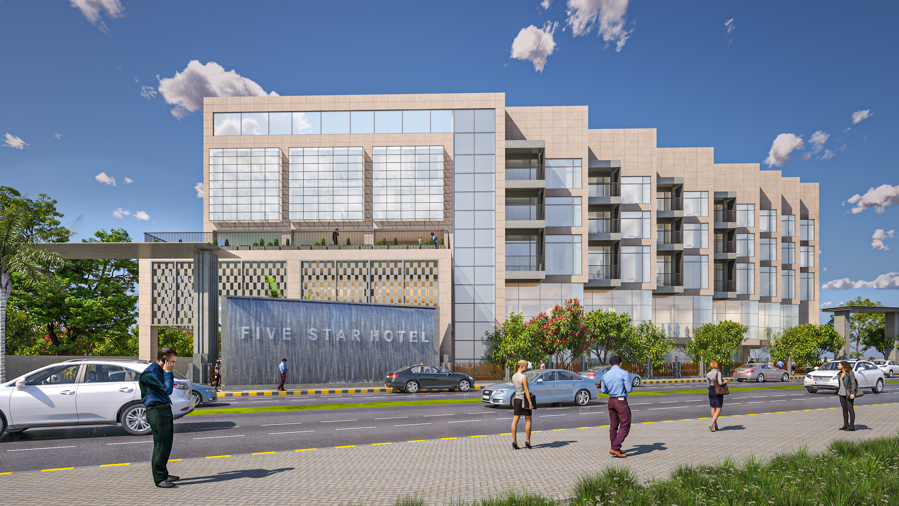 SCPL Dundigul Front Elevation